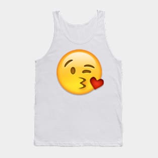 face throwing a kiss Tank Top